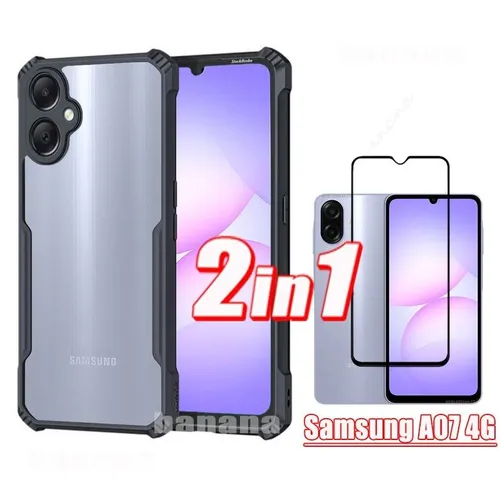 2 in 1 Акриловый чехол с защитой камеры для Samsung Galaxy A07 4G