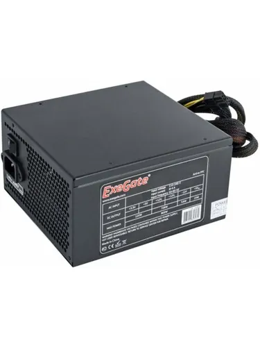 ExeGate EX259612RUS-S Блок питания 650PPX RTL , 650Вт, 140мм, черный
