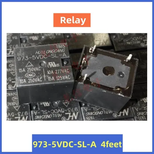 2pcs Реле 973-5VDC-SL-A с 4 контактами