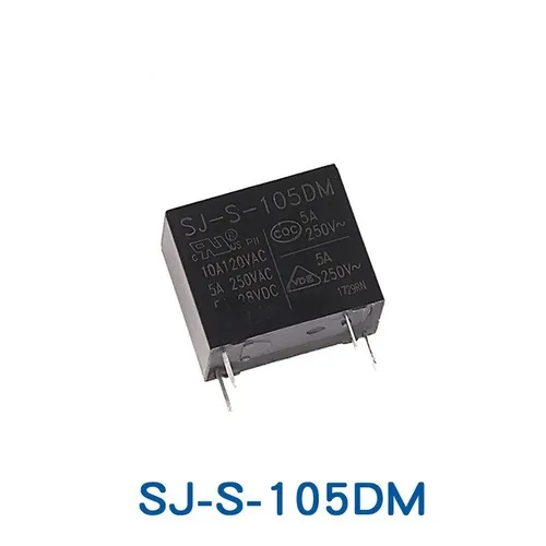 Реле SJ-S-105DM 4-контактное 5А 1NO 5VDC электромагнитное