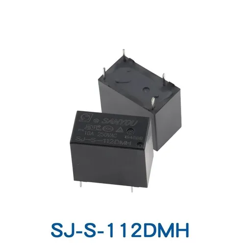 Компактное реле SJ-S-112DMH 10А 4 вывода для бытовой техники