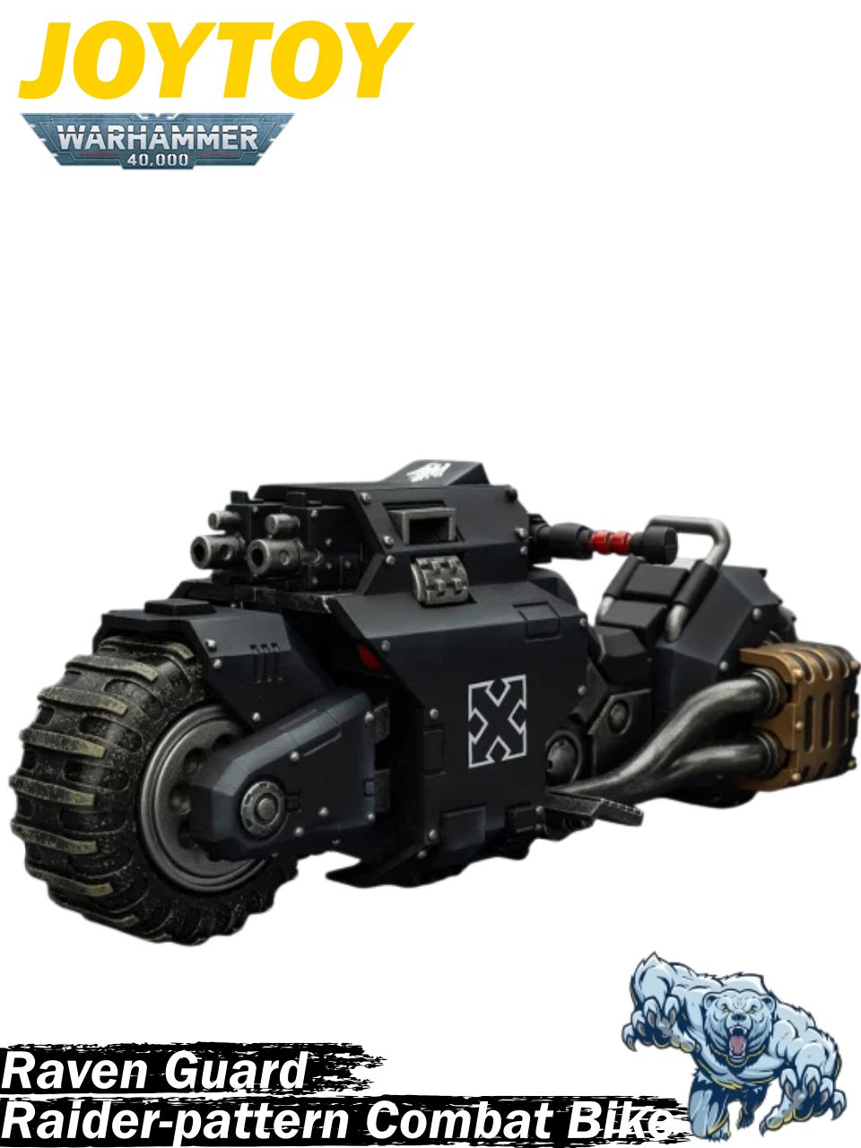 JOYTOYwarhammer40000RavenGuardRaider-patternCombatBike1/18nодаpокколлекцияигрушек