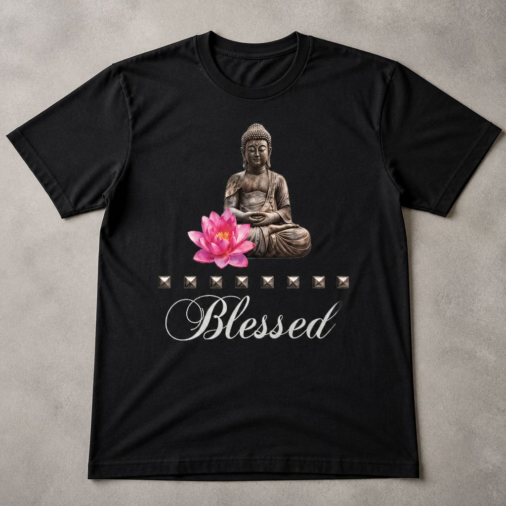 Футболка Будда blessed buddha y2k archive flat_lay