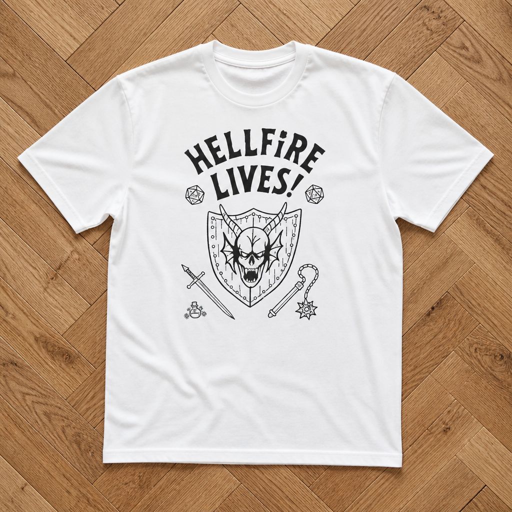 Футболка Толстовка Stranger Things HellFire Lives