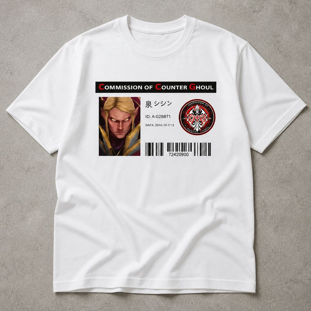 Футболка Invoker CCG dota 2 anime type y2k flat_lay