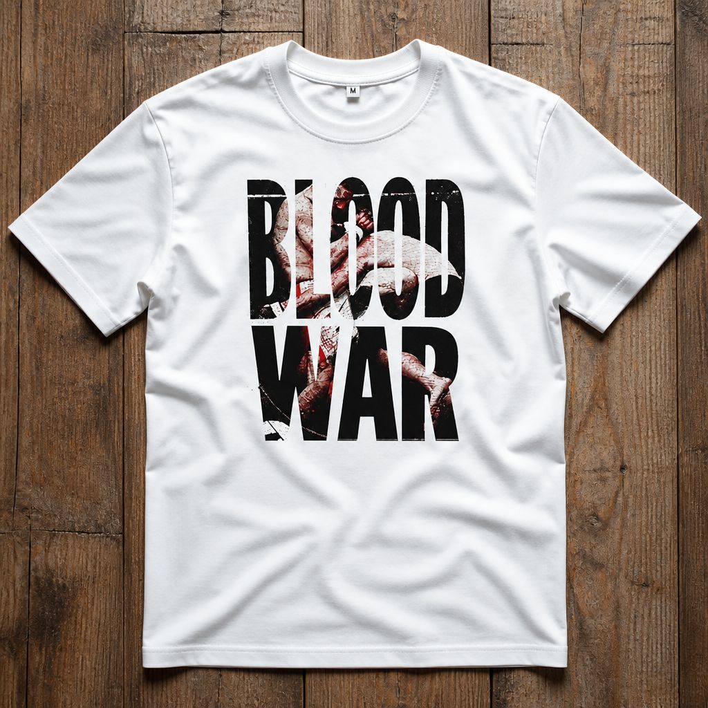 Футболка blood war y2k archive type flat_lay