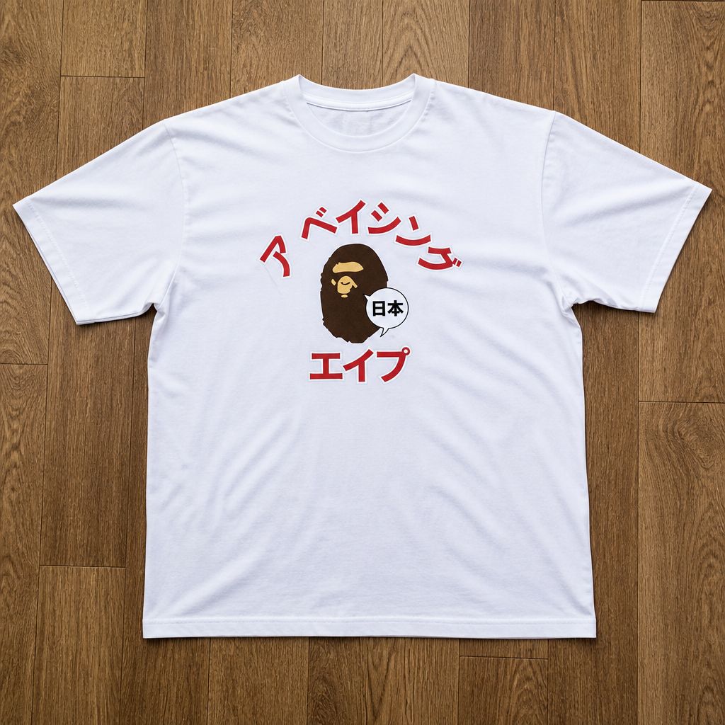 Футболка Bape Tokyo Katakana College City Tee