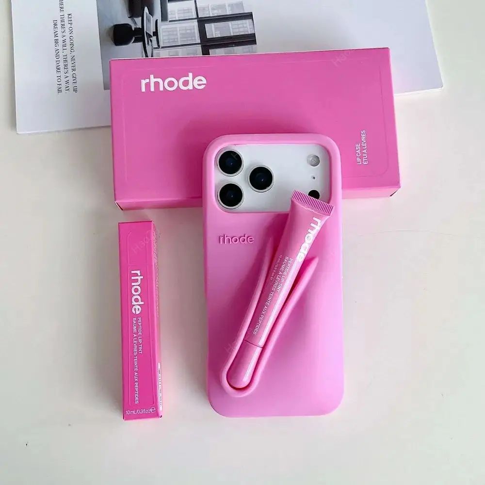 智能手机壳 用于 Apple iPhone 17 Pro, 硅胶, 红紫色