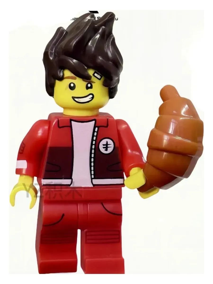 Фигурка Кай в куртке с круассаном / Ниндзяго / Минифигурка Ninjago