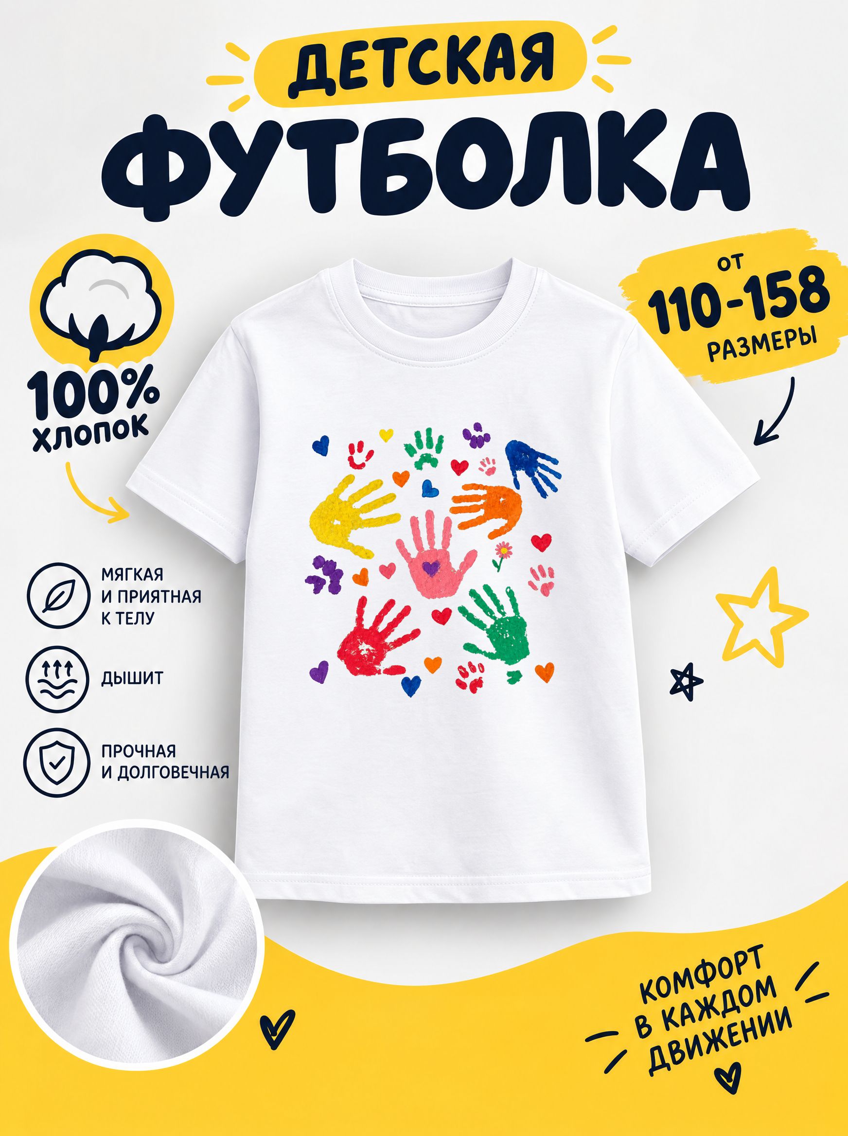 Футболка детские мультики