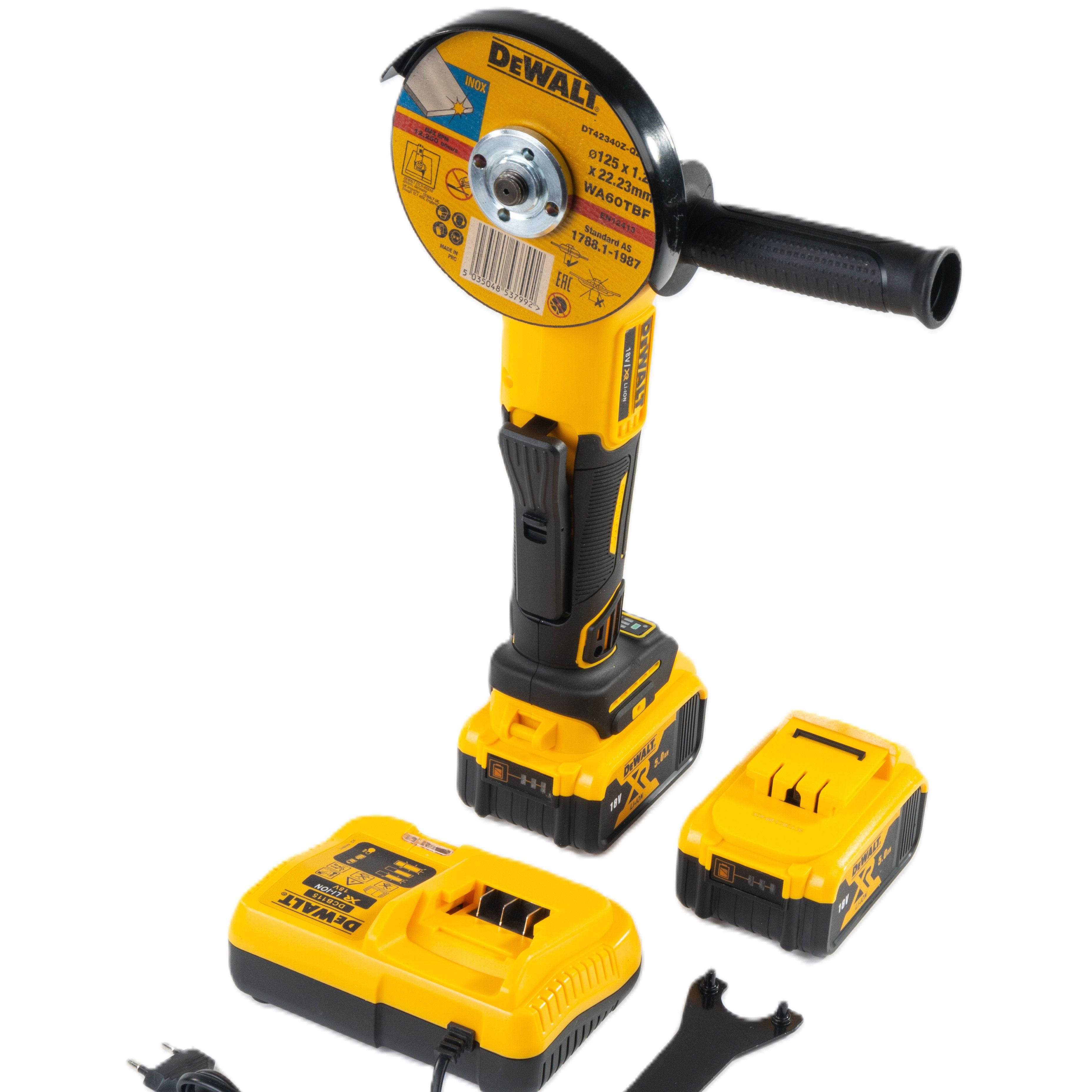 Угловая шлифмашина Dewalt DCG406 18V 5.0AH