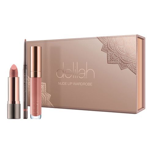 DELILAH Nude Lip Wardrobe Collection Kit - набор для макияжа губ купить