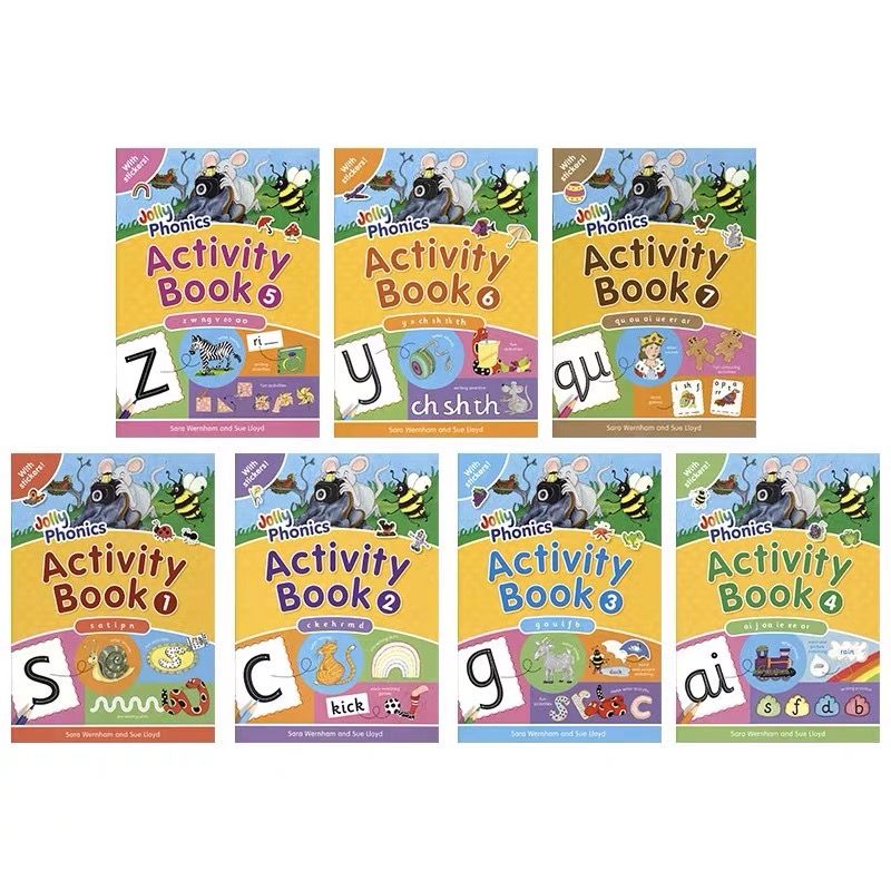 Jolly Phonics Activity Books: Set 1-7 (комплект из 7 книг) | Wernham ...
