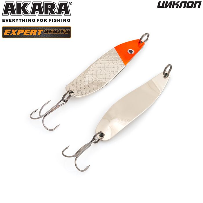 Блесна колеб. akara expert Циклоп 60 мм 10 гр. 3/sil,(набор из 1 шт)