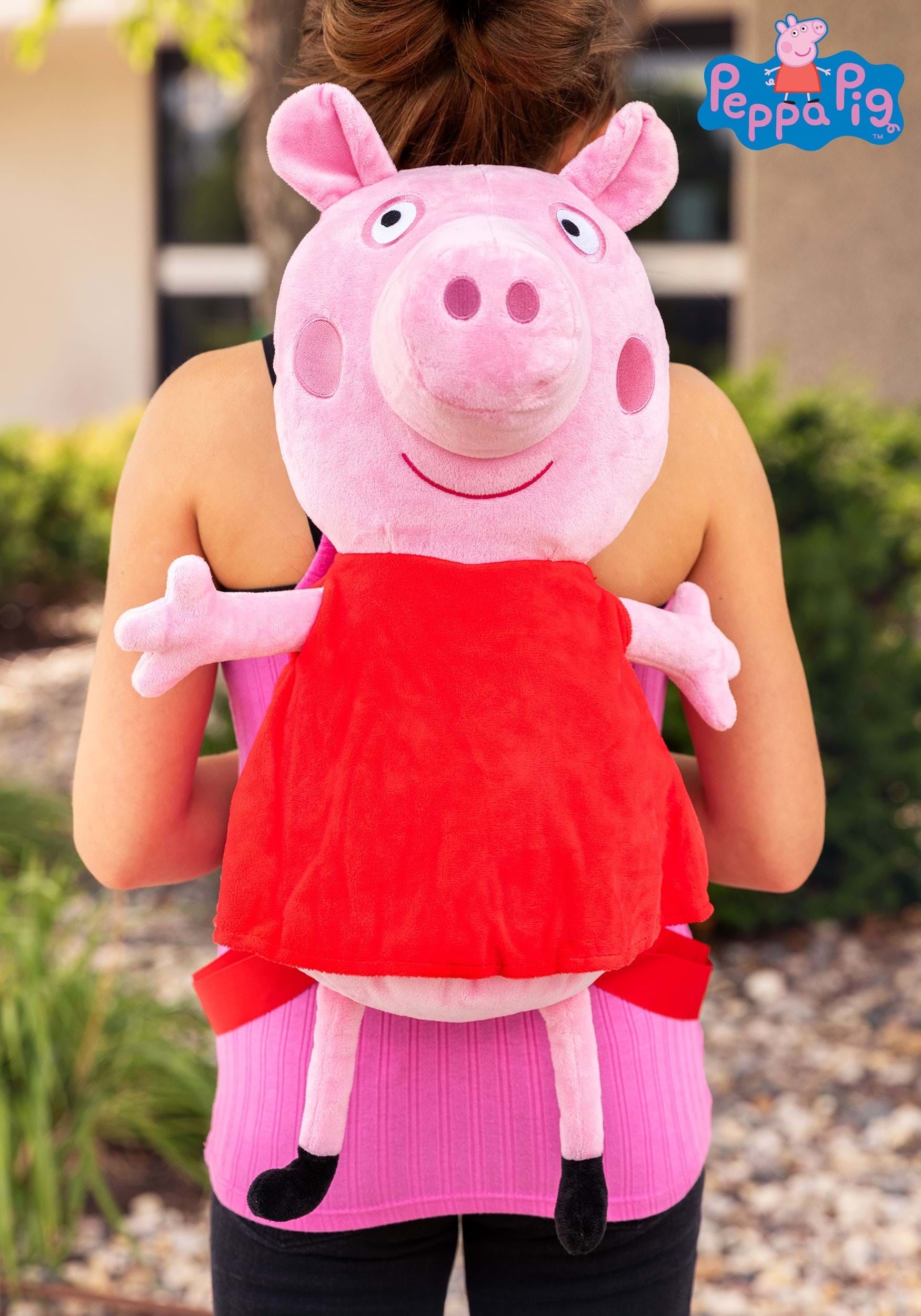 Свинка Пеппа - Рюкзак (один наугад) с плюшевыми персонажами родителей из Peppa Pig