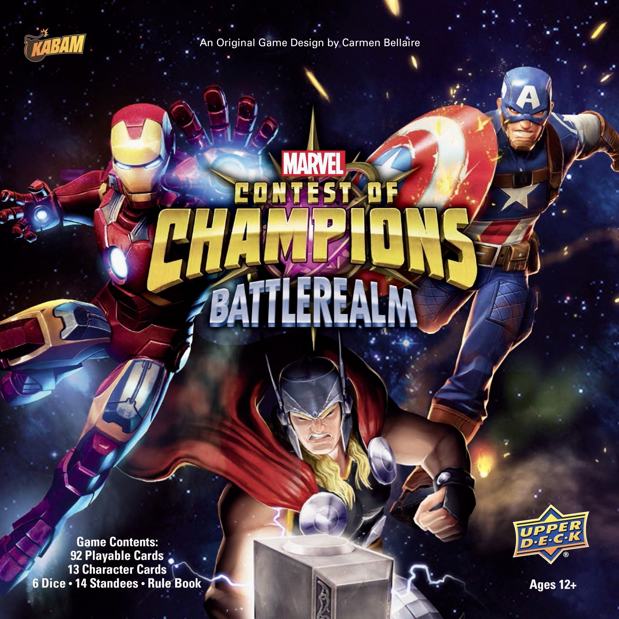 МАРВЕЛ: Marvel Marvel Contest of Champions: Battlerealm Эпическая Битва Чемпионов! Настольная игра