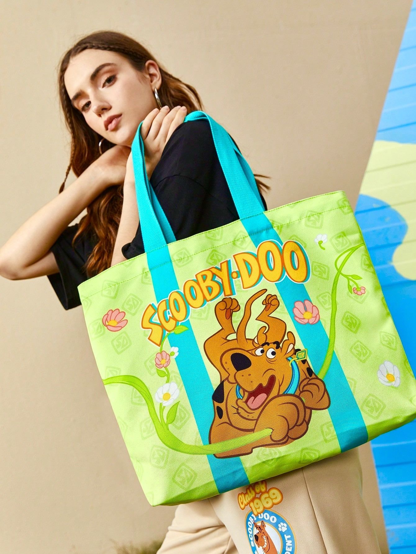 Сумка-шоппер с принтом Скуби-Ду SCOOBY-DOO фигурный