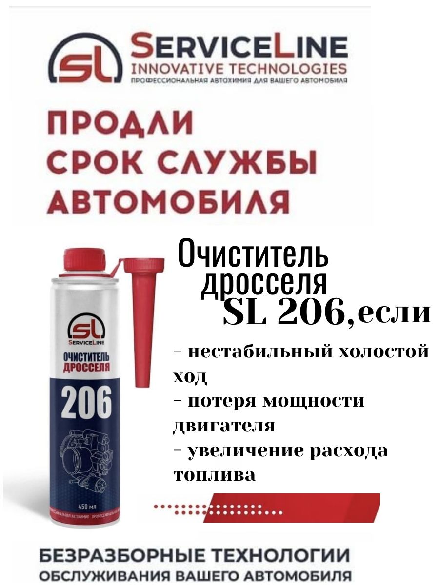 ServiceLine206.Очистительдросселя.