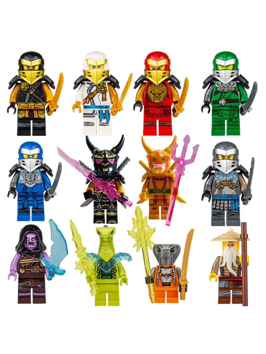 Фигурка ниндзя против ОНИ / Ниндзяго / Минифигурка Ninjago