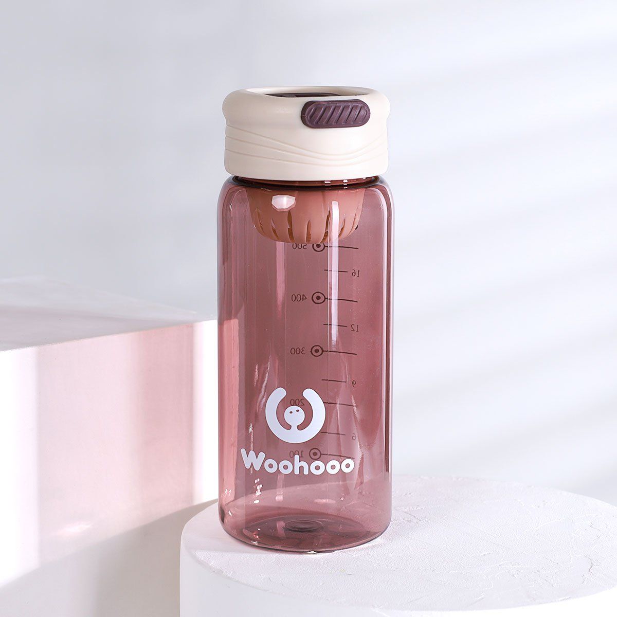 Бутылка для воды спортивная Woohooo Summer 600 мл, розовая Бутылка для воды спортивная Woohooo Summer 600 мл, розовая