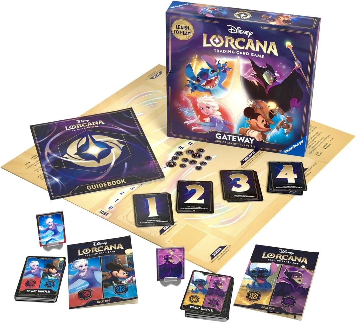 Ravensburger / Равенсбургер Disney Lorcana TCG: Настольная игра Врата Лорканы Введение в карточную игру для начинающих