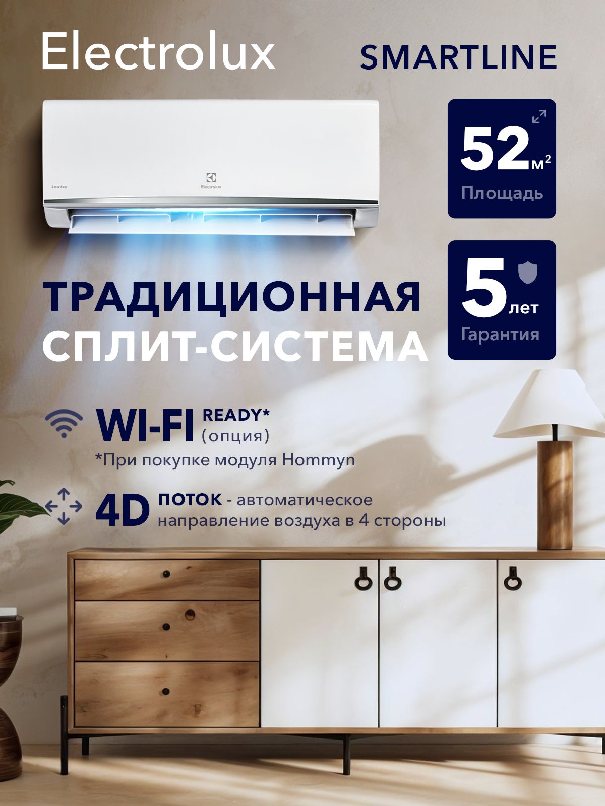Сплит-система Electrolux Smartline EACS-18HSM/N8_V2