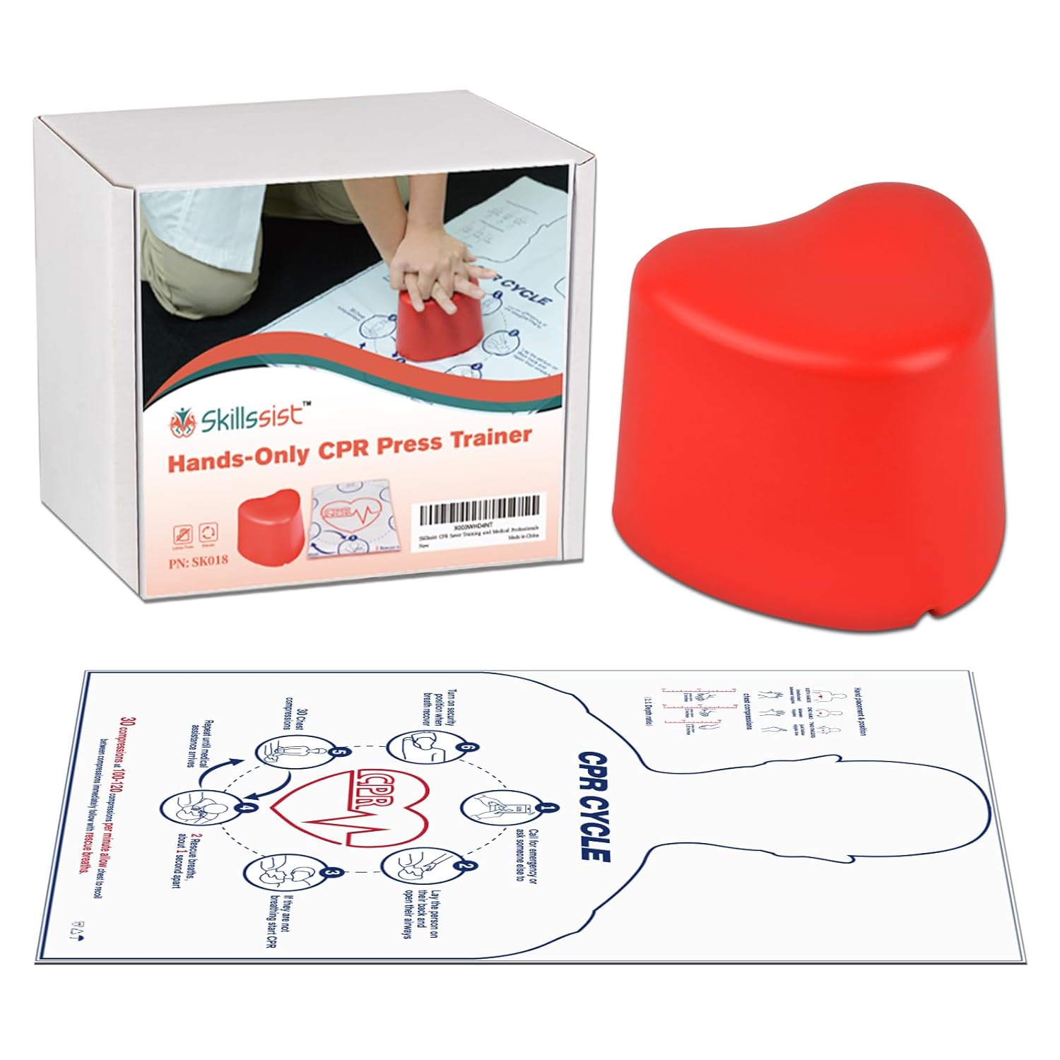 CPR Saver Training Kit, Hands Only CPR Trainer для инструкторов по ...