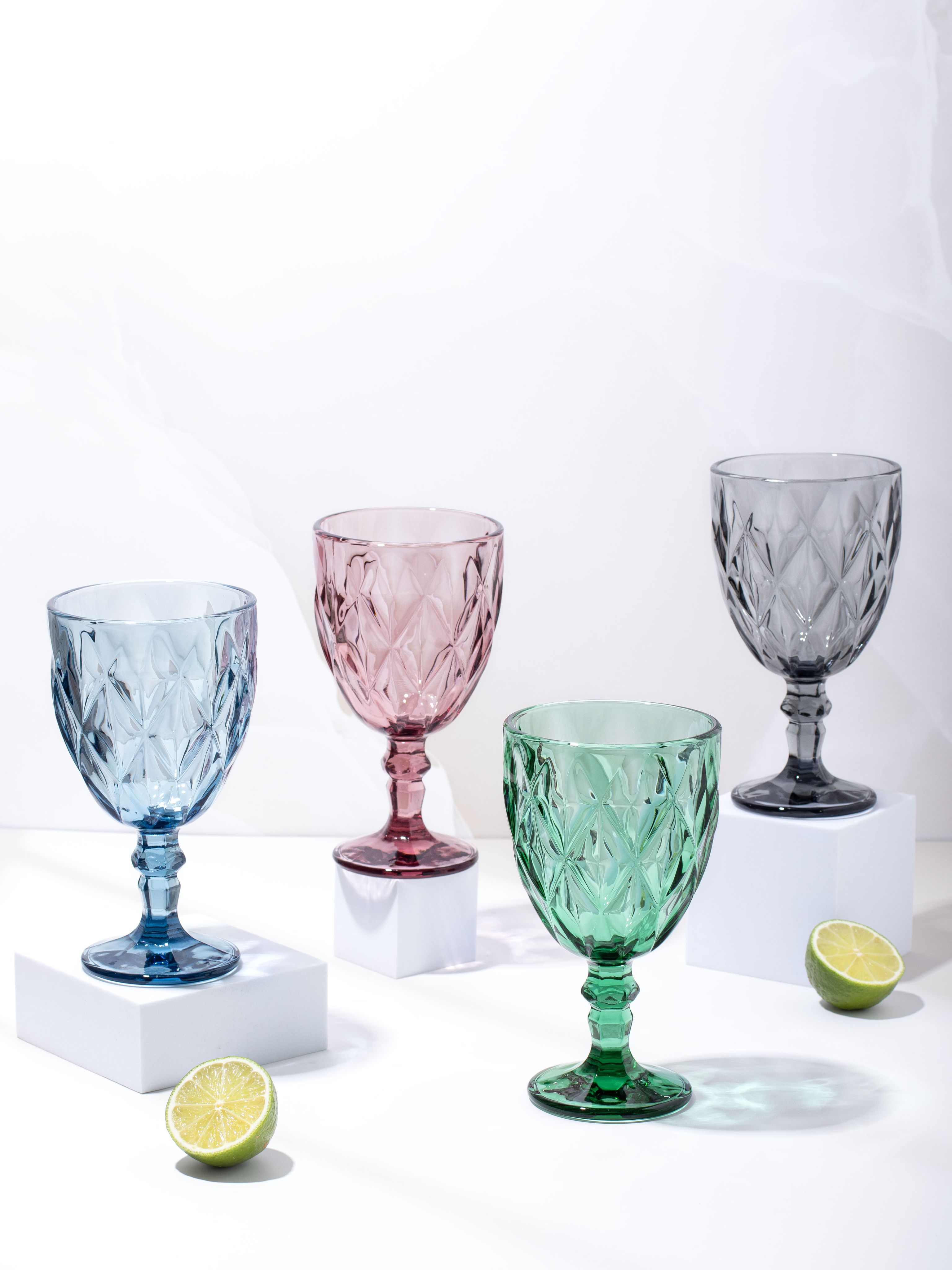 Подарочныйнаборбокаловдлякрасного,белоговина324мл4штуки