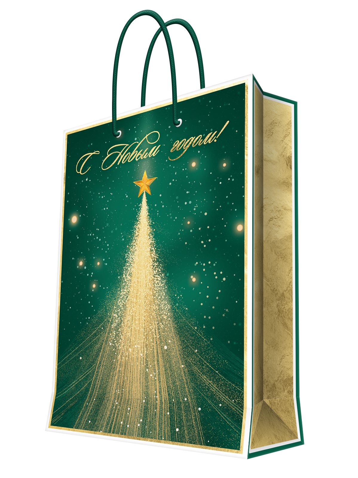Пакетподарочныйновогоднийдляупаковкиподарков33x45,7x10,2см