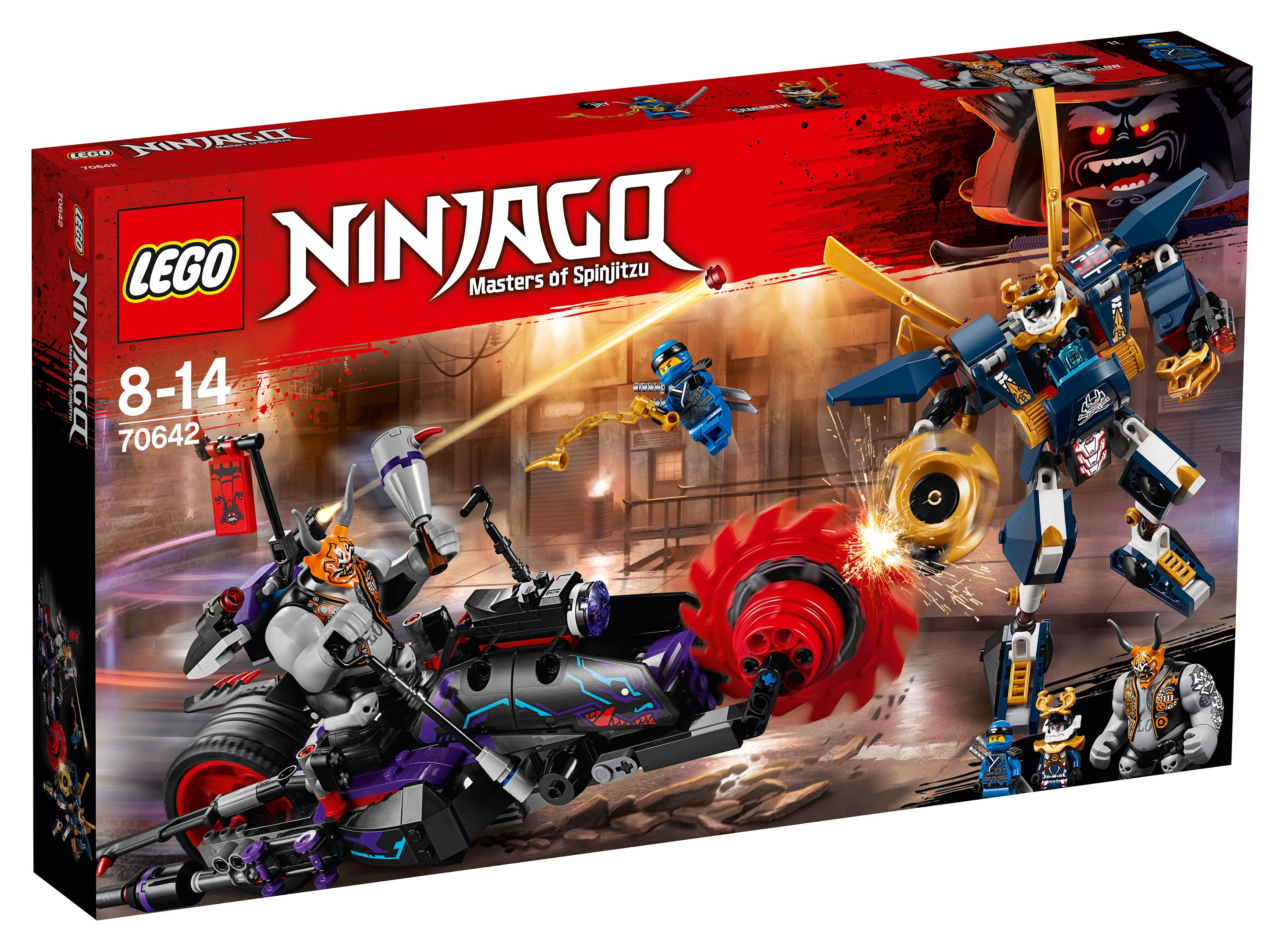 Конструктор LEGO Ninjago 70642 Klow vs. Samurai X (Киллоу против