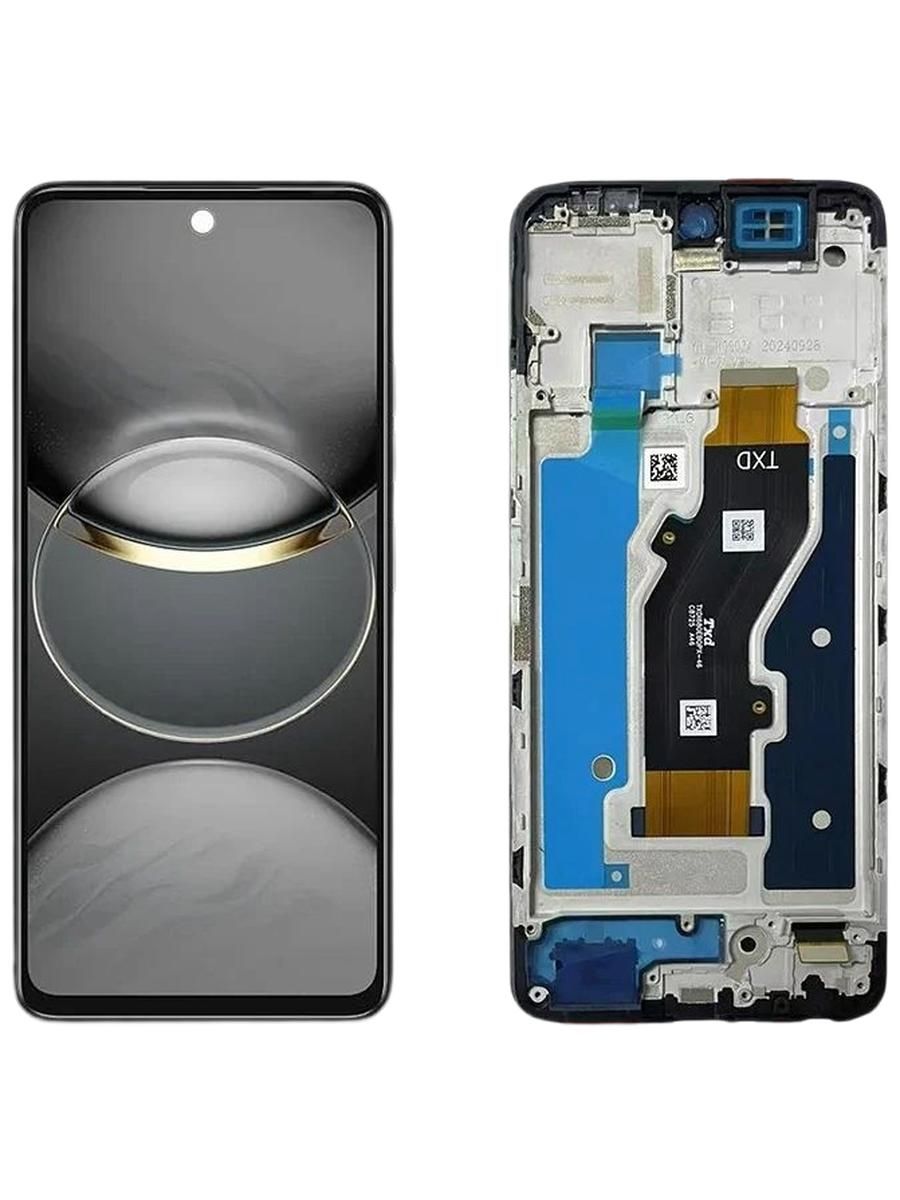 ДисплейдляTecnoSpark30C4G(KL5n)модульсрамкойЧерный-OR