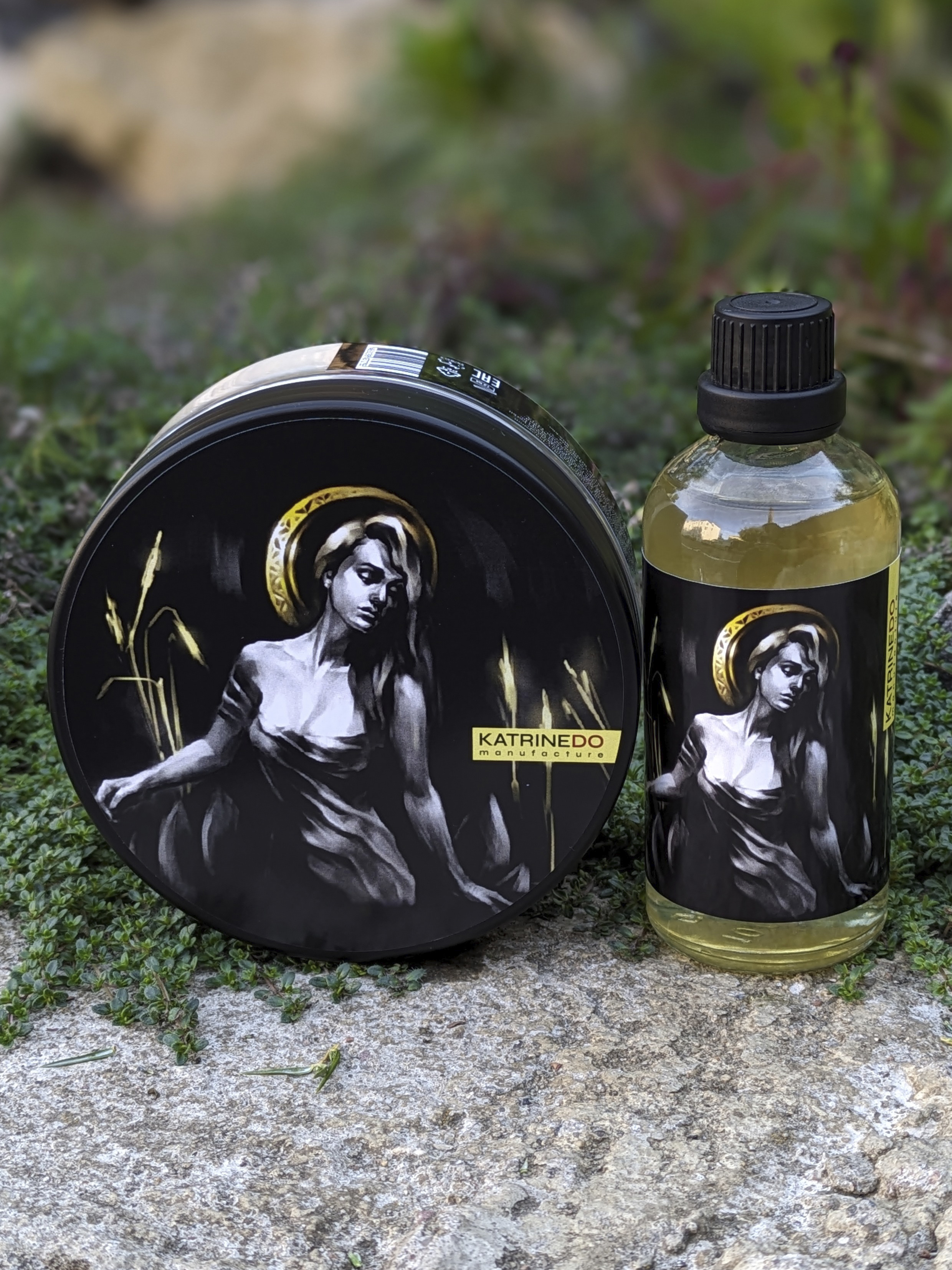 МужскойнабордлябритьяKATRINEDOТайнаКикиморы,мыло170г,базаГорынычилосьонпослебритья600мл