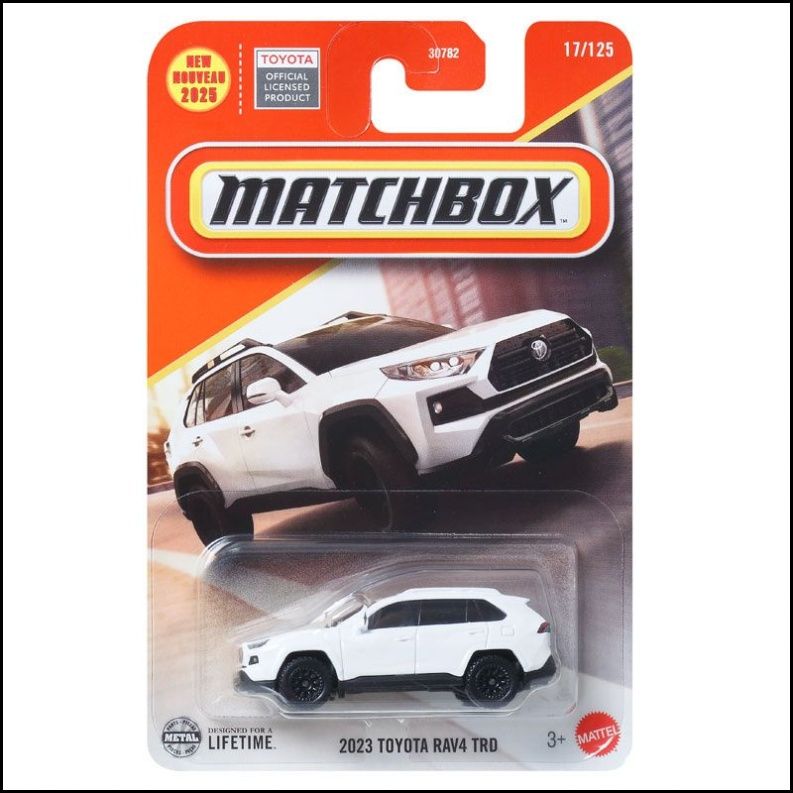Эксклюзивная модель Matchbox Toyota RAV4 TRD 2023 масштаба 1:64