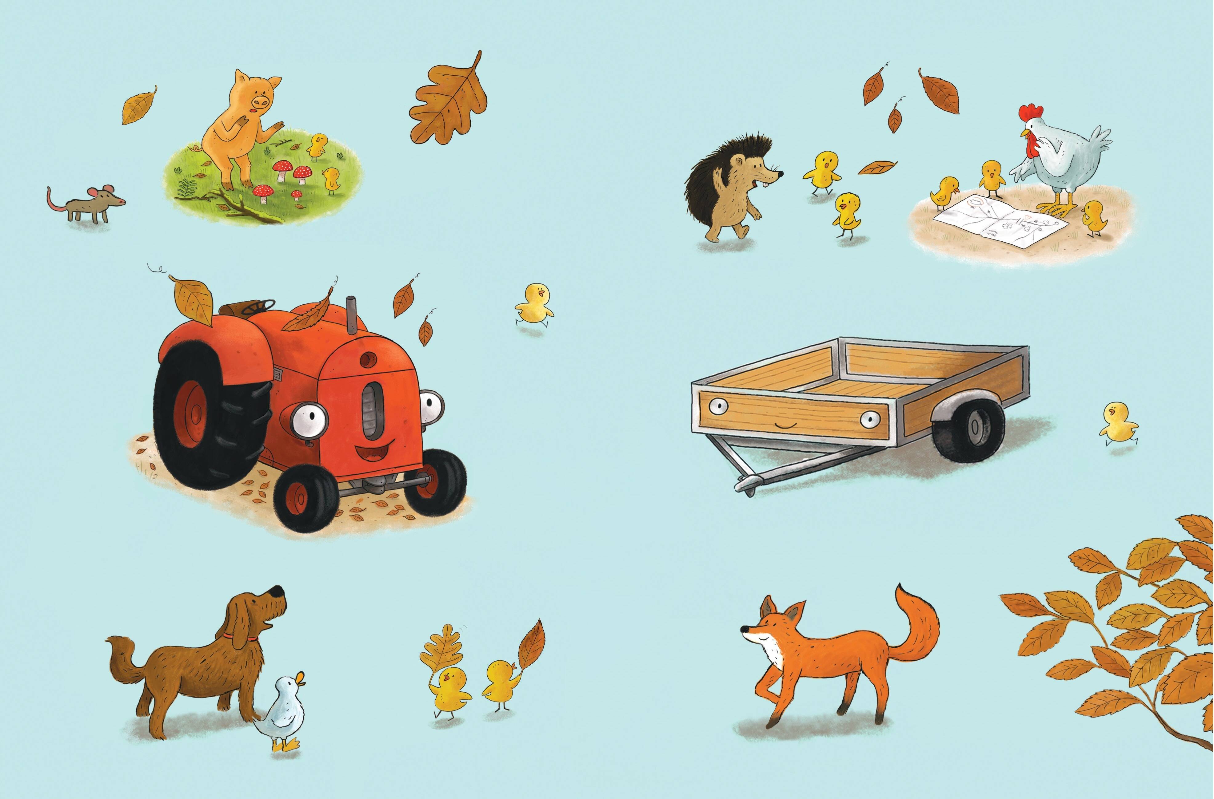 Маленький красный Трактор и лесное приключение (ил. Ф. Госсенса) | Little Red Tractor and the Forest Adventure - Ozon image 5
