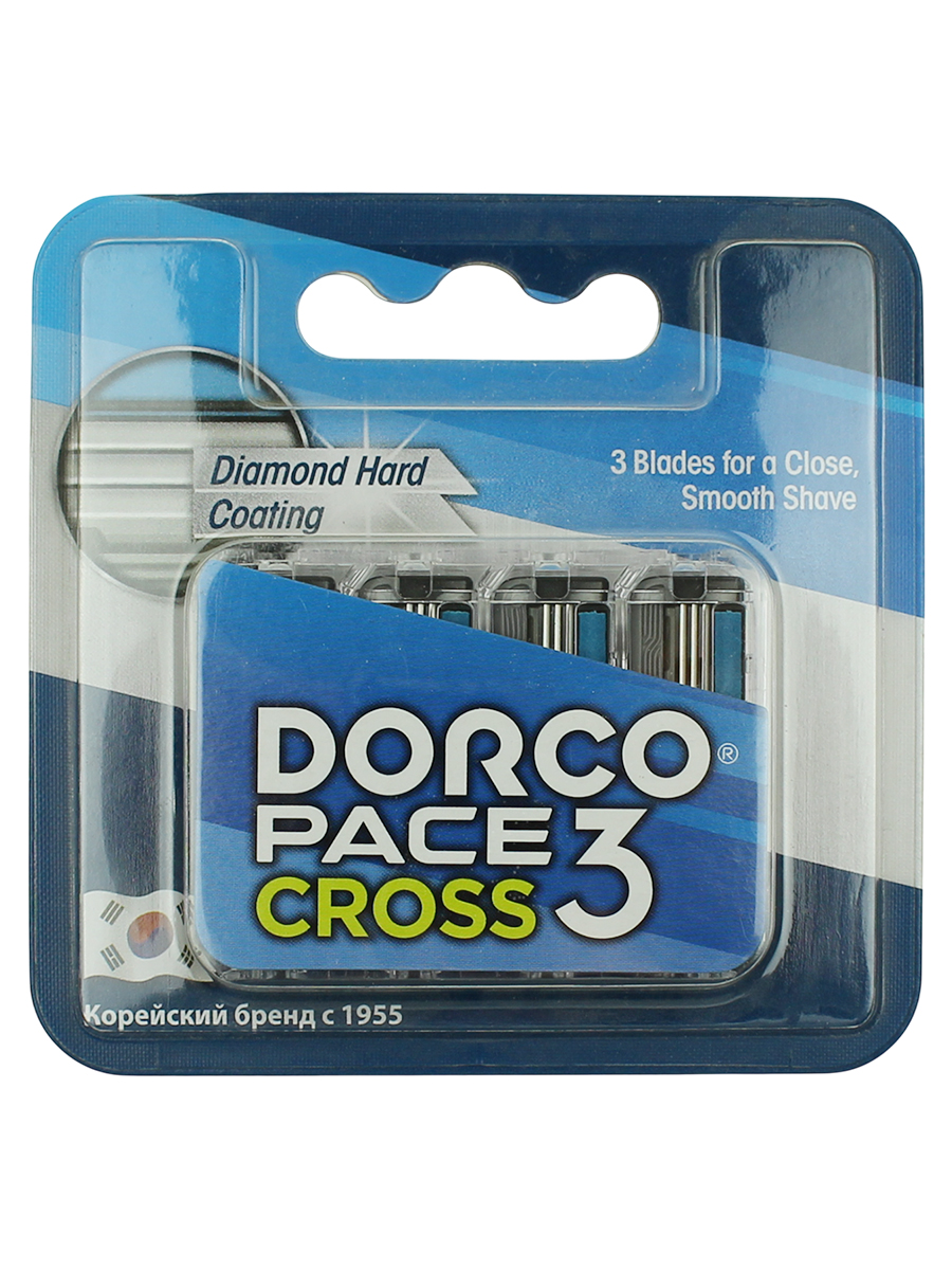 СменныеКассетыDorcoPace3Crossсувлажняющейполоской,4шт