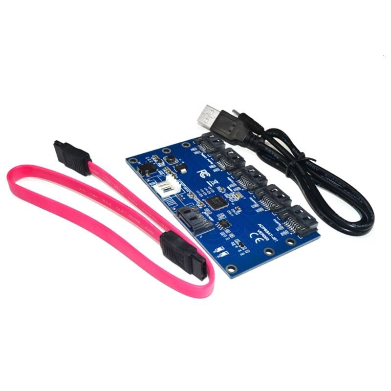 SATA-адаптер PCI-E, 6 портов