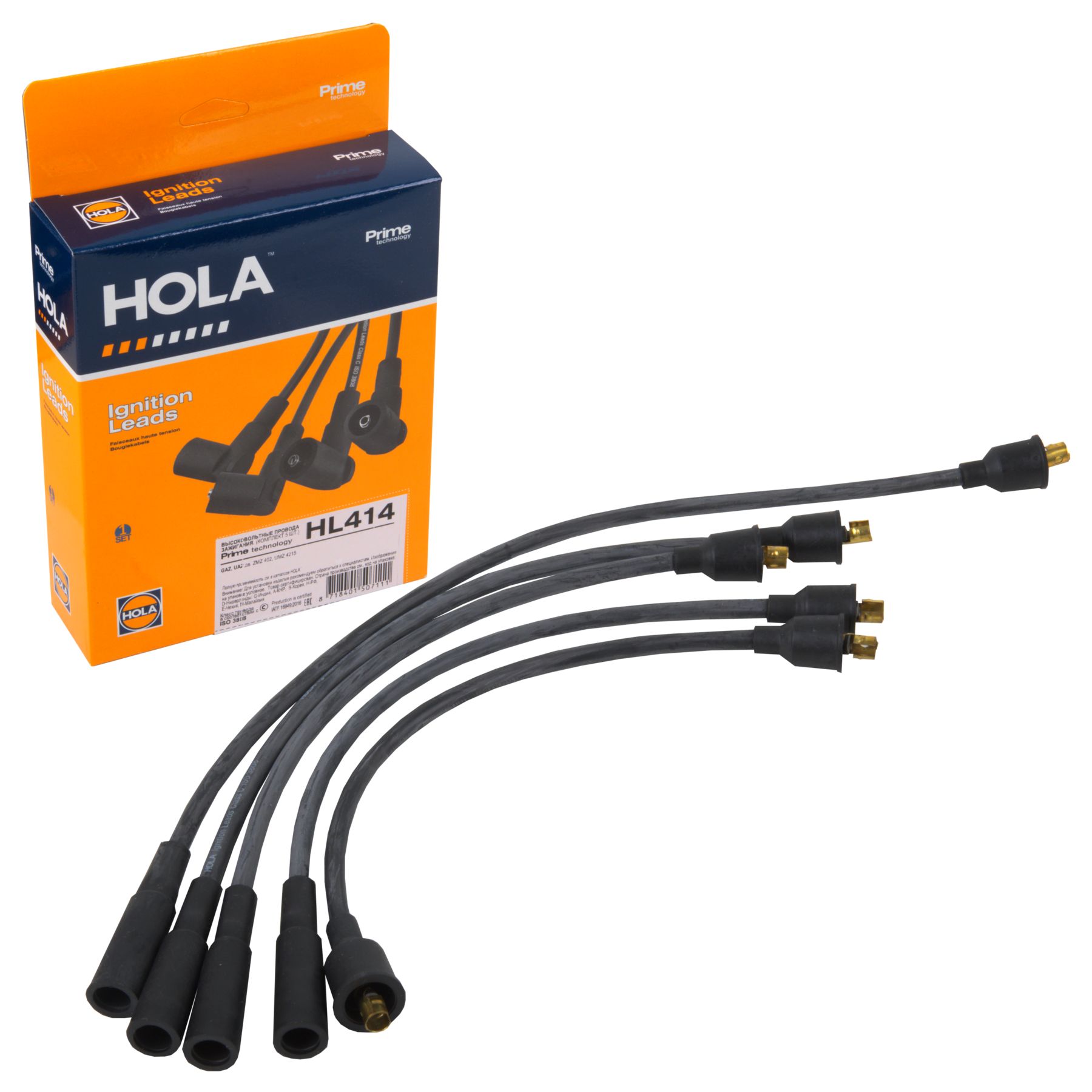 Провода в/в 402 с након. силикон (HOLA) SILICONE