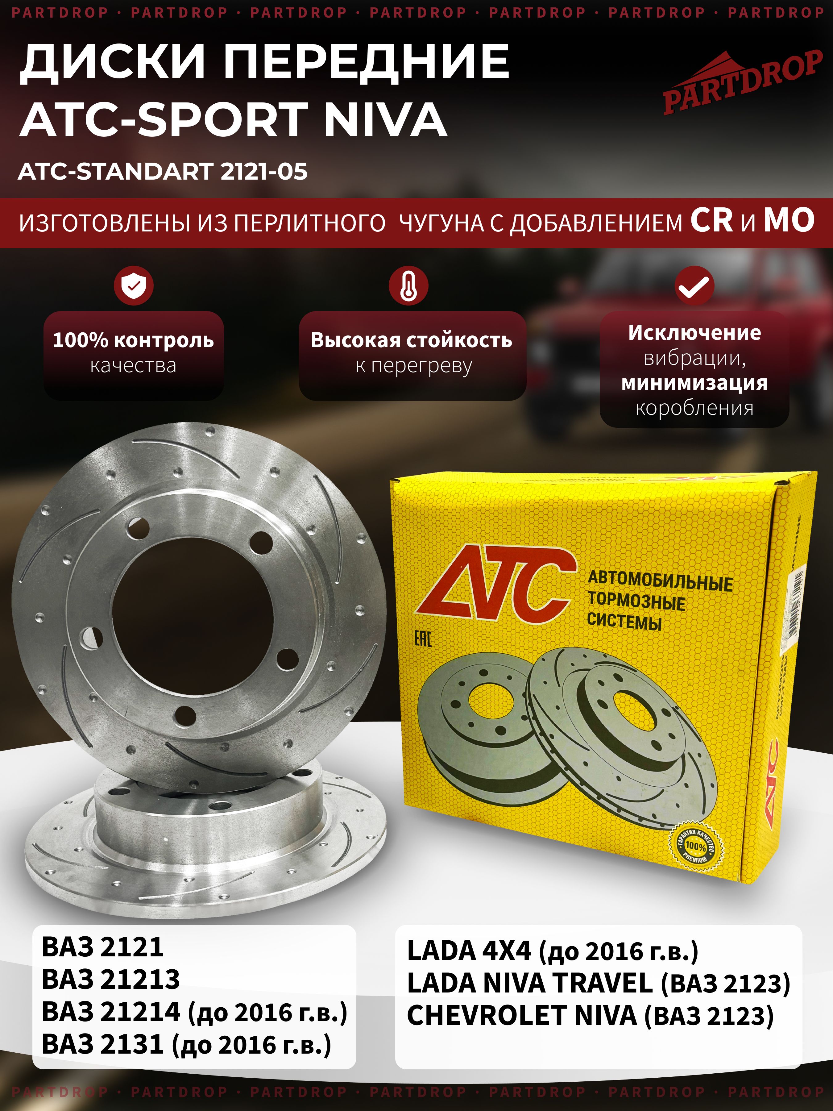 Диск тормозной 21214,LADA URBAN (с 2016г.) (Allied Nippon)