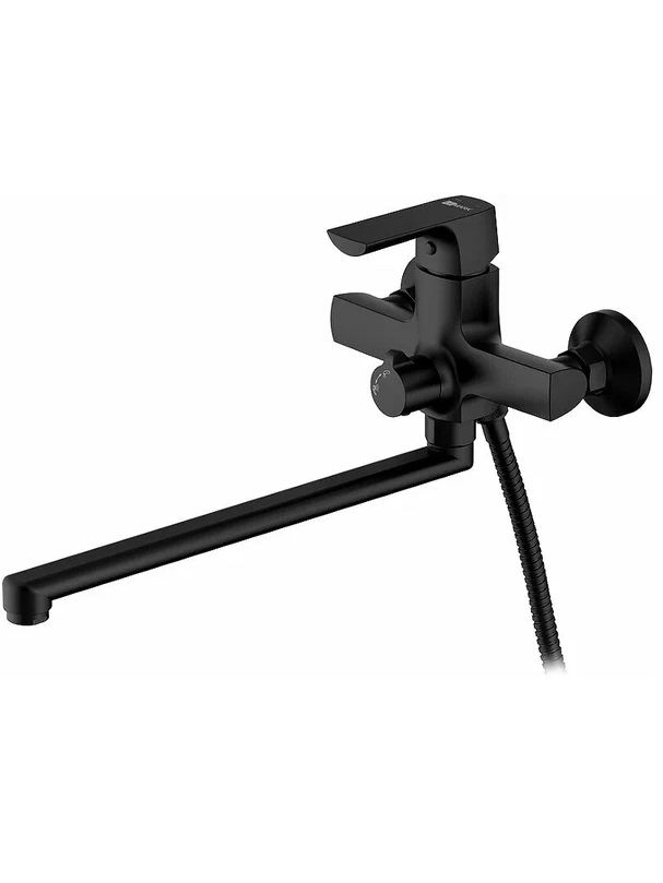 Lemark LM7251BL Смеситель Lemark Ursus универсальный черный — купить в Алматы