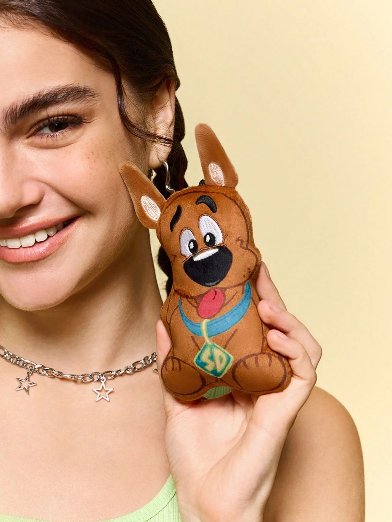 SCOOBY-DOO X SHEIN 1 шт. милый брелок-подвеска с мультяшным животным Scooby-Doo