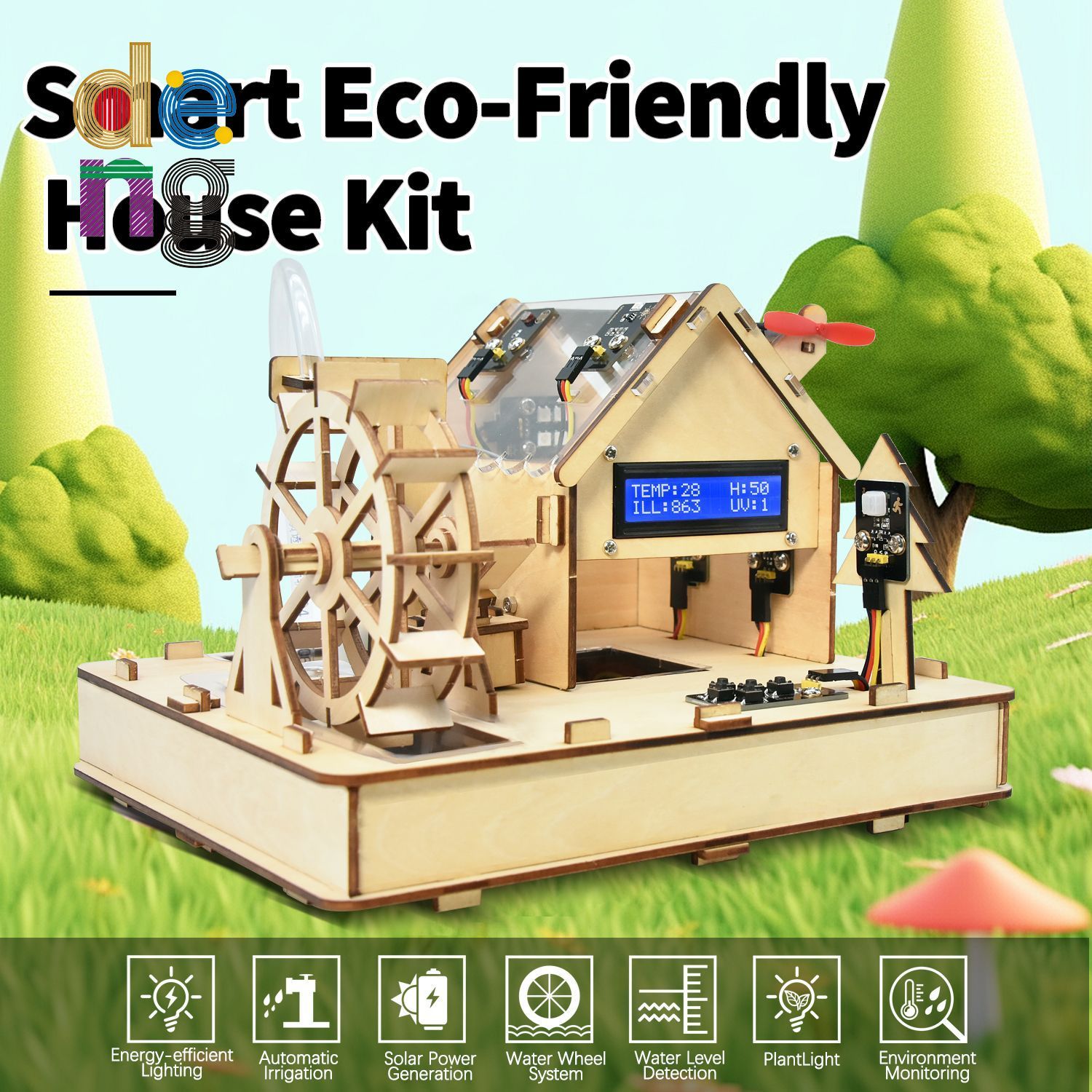 Keyestudio Стартовый комплект Keyestudio Smart House для Arduino с ...