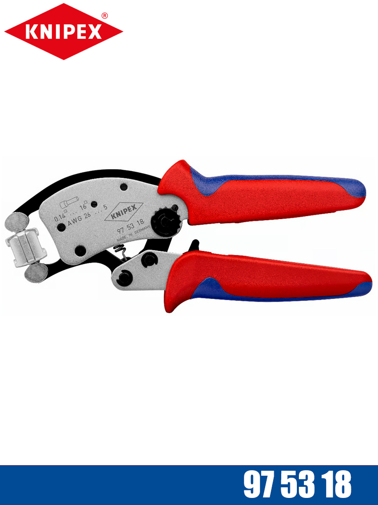 Саморегулирующиеся обжимные клещи KNIPEX 97 53 18 Twistor16 для ...