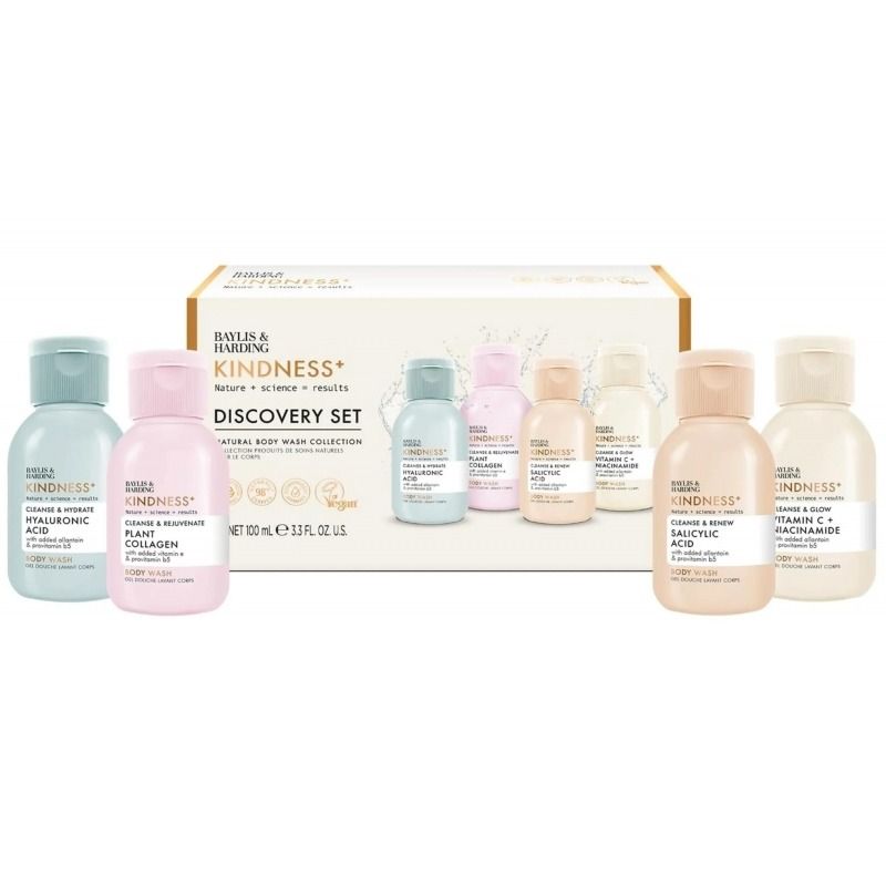 Baylis & Harding - Kindness+ Range Discovery Gift Set Набор гелей для душа 4 x 100 мл купить