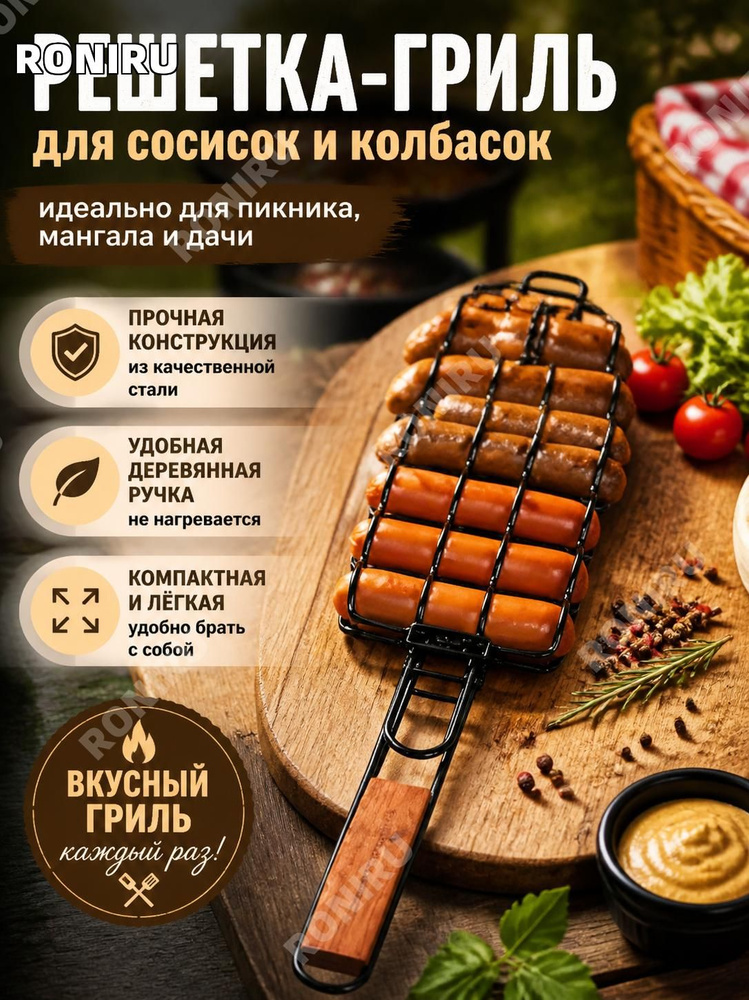 LIFE TIME Решетка-гриль 28 см x 10 см нержавеющая сталь с антипригарным покрытием #1
