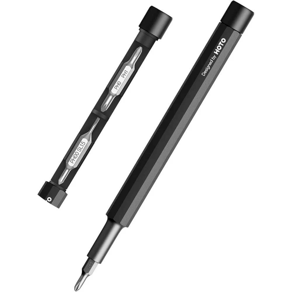 Карманная отвёртка с набором бит Pocket Precision Screwdriver SE (чёрный) #1