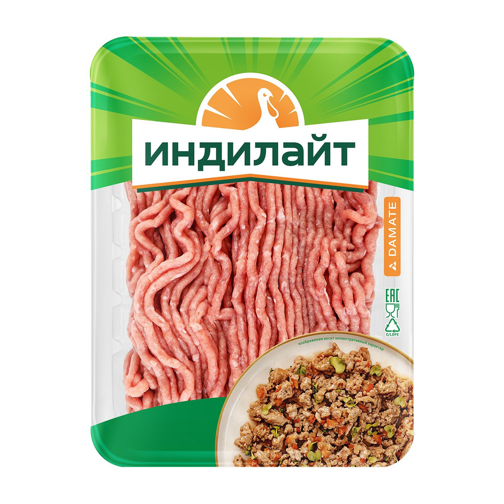 Фарш из голени индейки 450 г, Индилайт, охлажденный #1