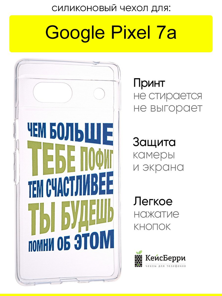 Чехол для Google Pixel 7a, серия Clear #1
