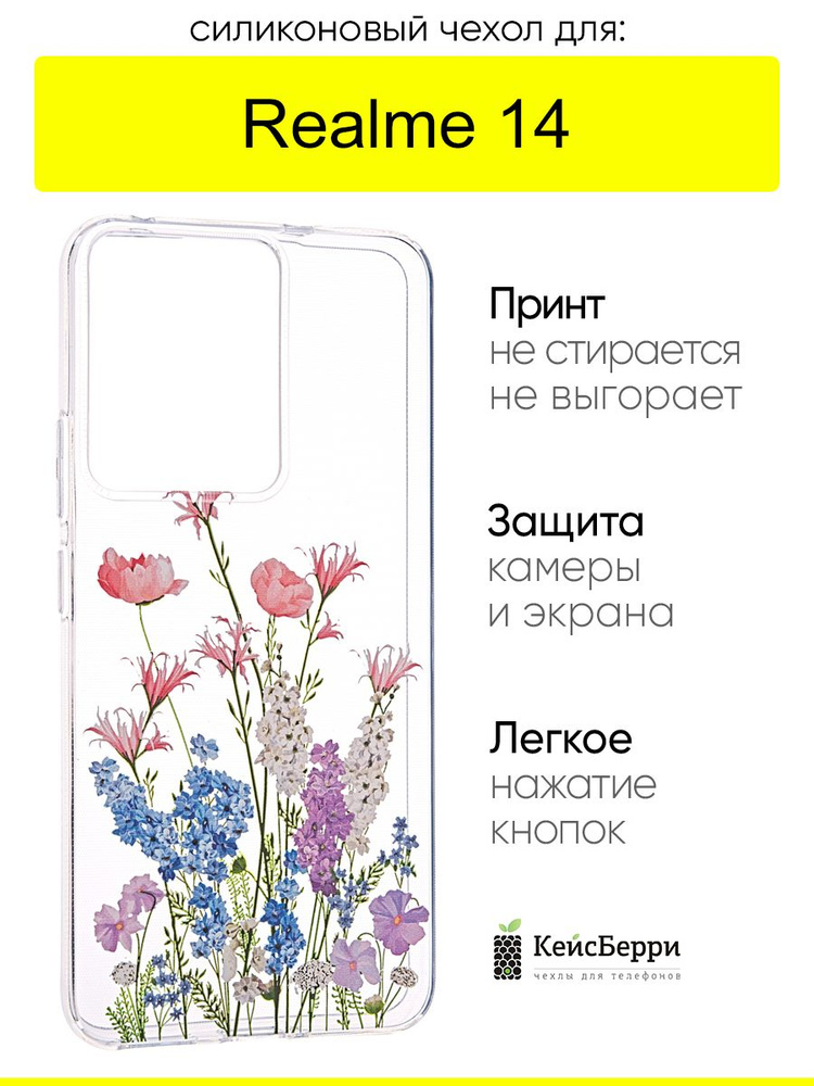 Чехол для Realme 14, серия Clear #1