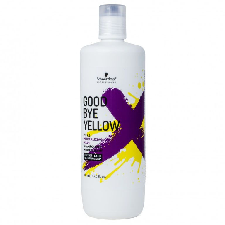 Schwarzkopf Goodbye Yellow - Нейтрализующий шампунь 1000 мл - купить с ...