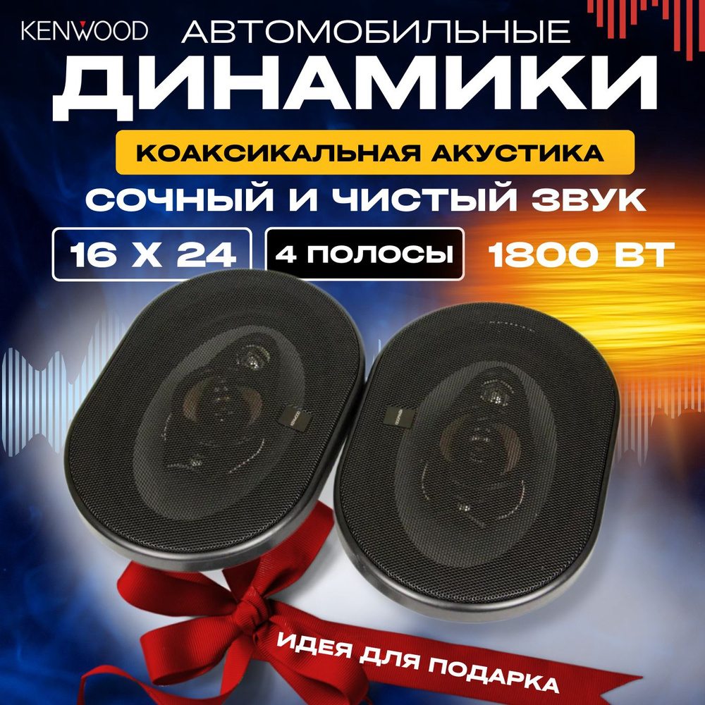 SmArtEl Колонки для автомобиля колонка ken58, Овал 16х24 см (6х9.45 дюйм.)